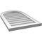 Ekena Millwork Round Top Surface Mount PVC Gable Vent w/ 2"W x 1-1/2"P Brickmould Frame, 18"W x 30"H GVPRT18X3002SN - alternate 5